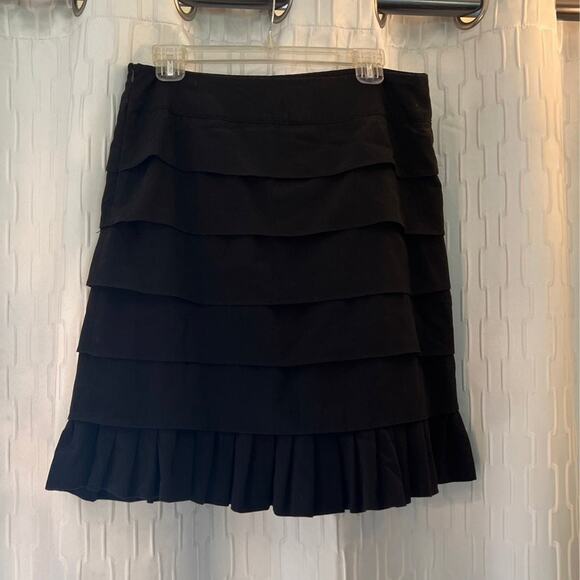 Sandro Sportswear Black Lined Skirt - Size 10 - Picture 1 of 6